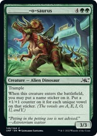 _______-o-saurus, Unfinity