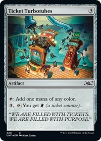 Ticket Turbotubes (Galaxy Foil), Unfinity