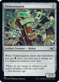 Ticketomaton (Galaxy Foil), Unfinity