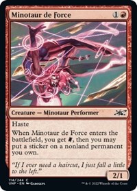 Minotaur de Force, Unfinity