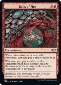 _____ Balls of Fire (Galaxy Foil), Unfinity