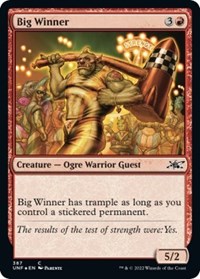 Big Winner (Galaxy Foil), Unfinity