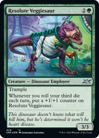Resolute Veggiesaur (Galaxy Foil), Unfinity