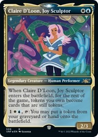 Claire D'Loon, Joy Sculptor (Showcase) (Galaxy Foil), Unfinity