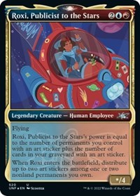 Roxi, Publicist to the Stars (Showcase) (Galaxy Foil), Unfinity