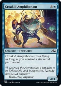 Croakid Amphibonaut (Galaxy Foil), Unfinity