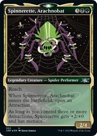 Spinnerette, Arachnobat (Showcase) (Galaxy Foil), Unfinity