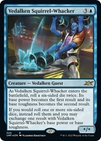 Vedalken Squirrel-Whacker (Galaxy Foil), Unfinity