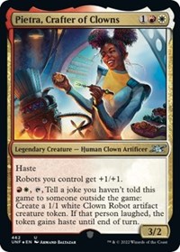 Pietra, Crafter of Clowns (Galaxy Foil), Unfinity