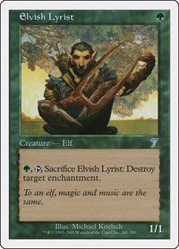 Elvish Lyrist, 7th Edition