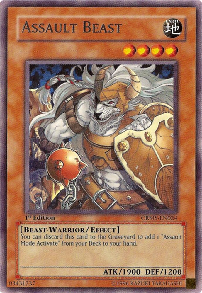 Assault Beast, 1st-edition, front