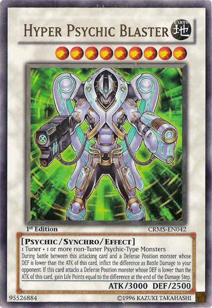 Hyper Psychic Blaster, 1st-edition, front