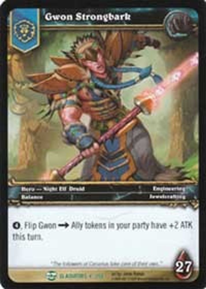 Gwon Strongbark, Standard, front