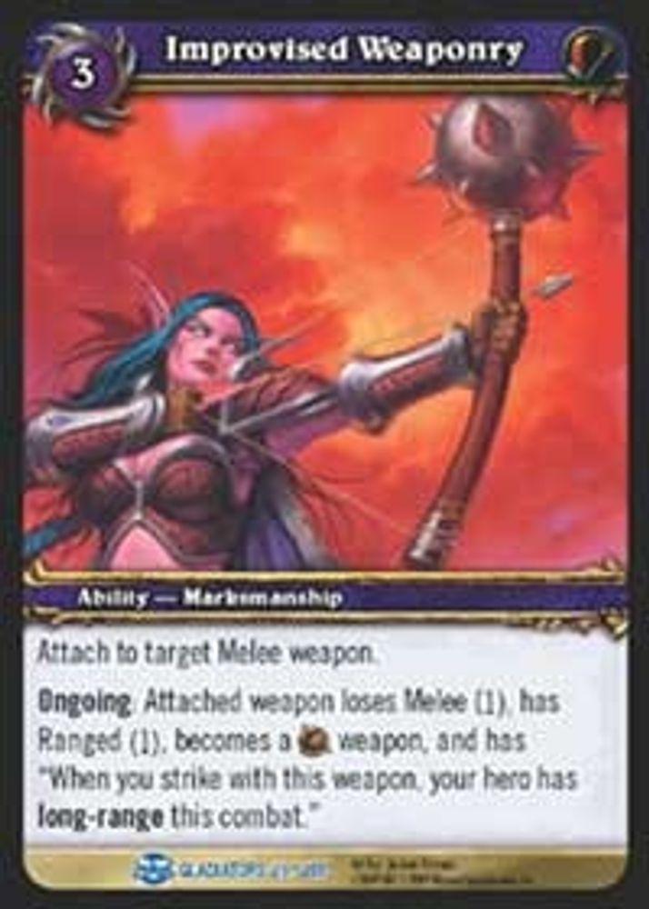 Improvised Weaponry, Standard, front