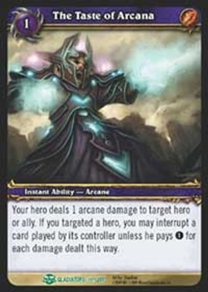 The Taste of Arcana, Standard, front