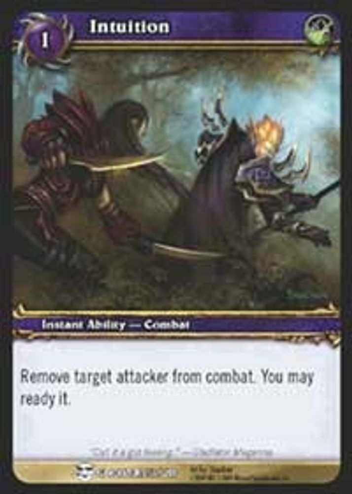 Intuition, Standard, front