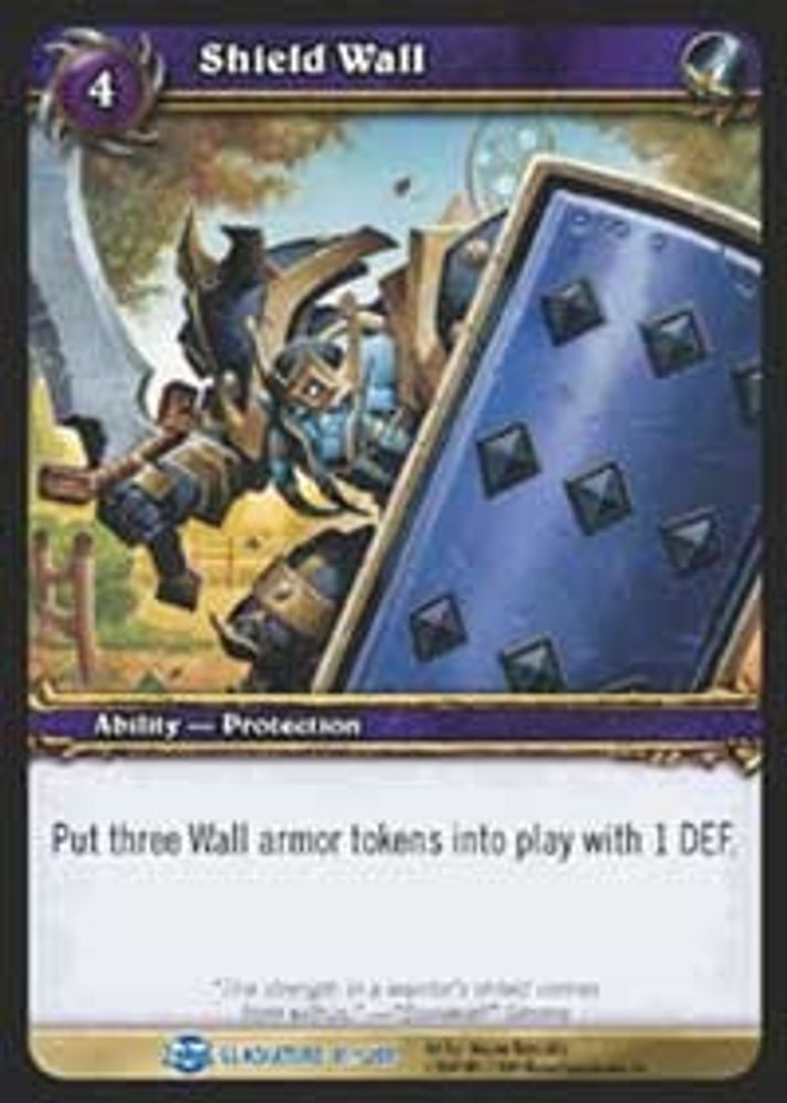 Shield Wall, Standard, front