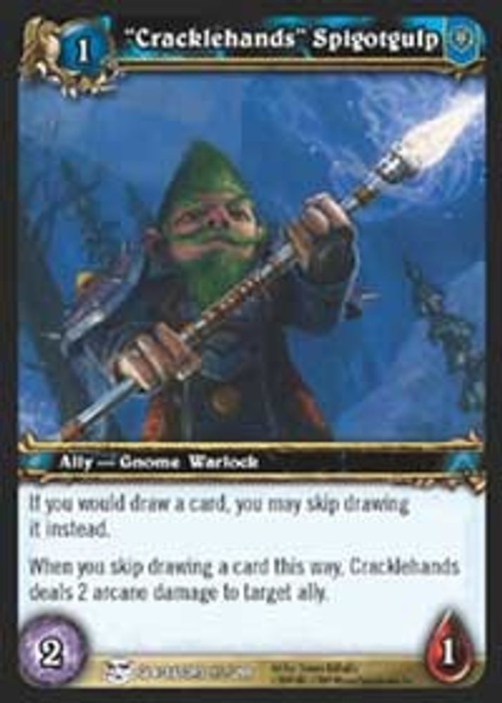 "Cracklehands" Spigotgulp, Standard, front