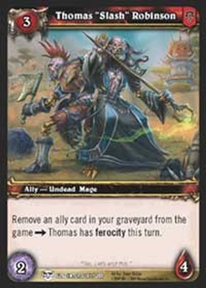 Thomas "Slash" Robinson, Standard, front