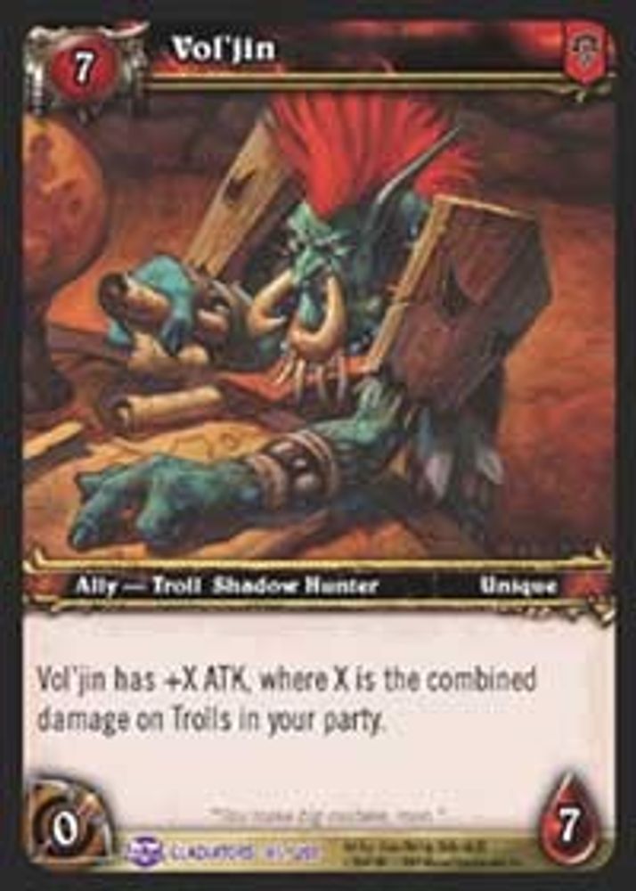 Vol'jin, Standard, front