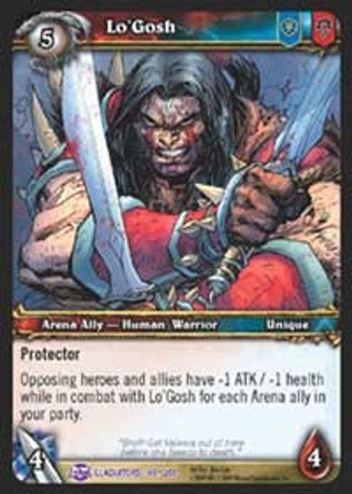 Lo'Gosh, Standard, front
