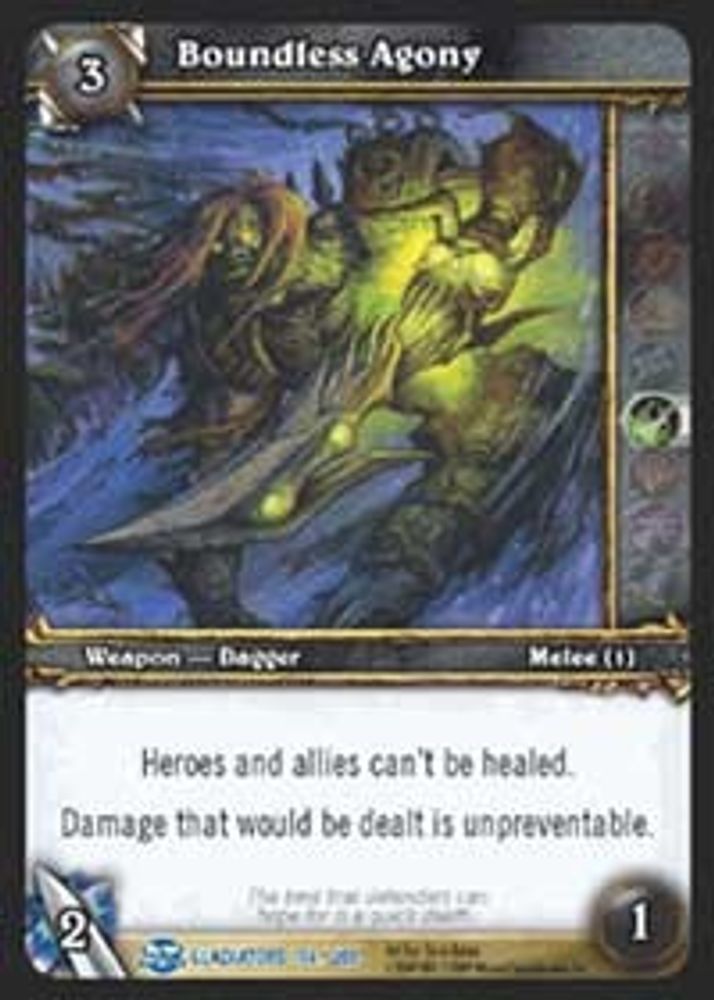 Boundless Agony, Standard, front