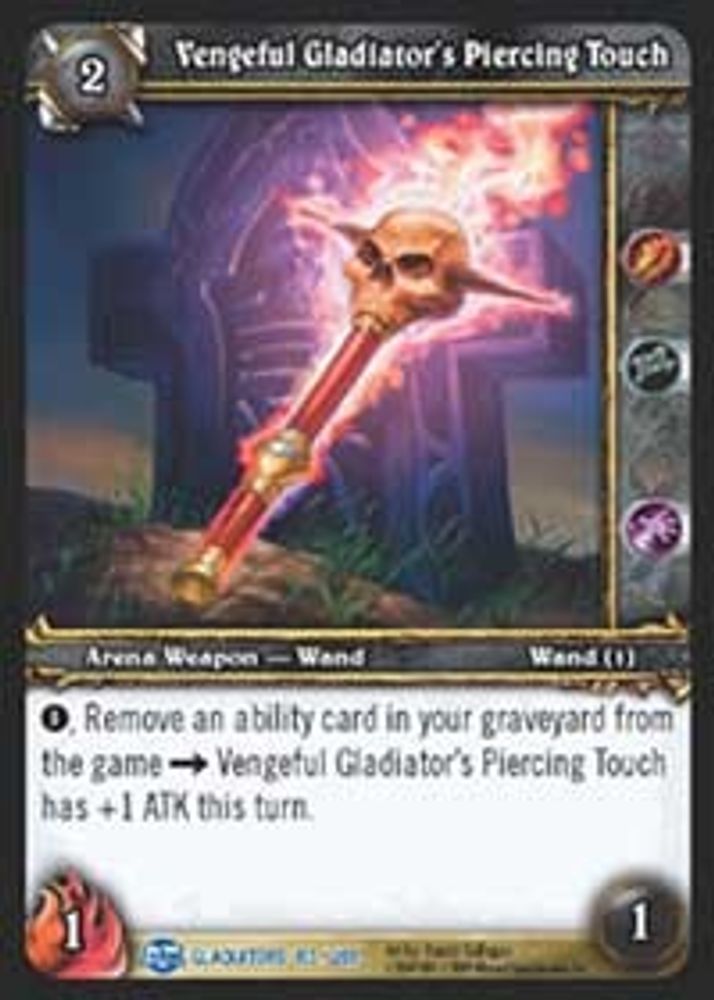 Vengeful Gladiator's Piercing Touch, Standard, front