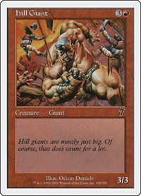 Hill Giant, 7th Edition
