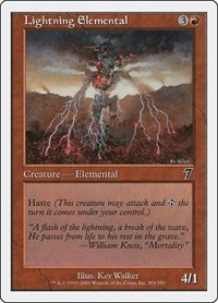 Lightning Elemental, 7th Edition