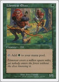 Llanowar Elves, 7th Edition