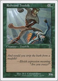 Redwood Treefolk, 7th Edition