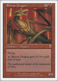 Shivan Dragon, 7th Edition