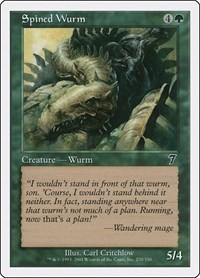 Spined Wurm, 7th Edition