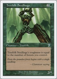 Treefolk Seedlings, 7th Edition