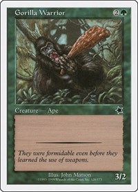Gorilla Warrior, Starter 1999