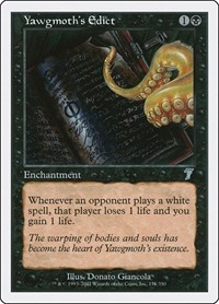 Yawgmoth's Edict, 7th Edition