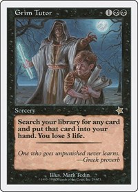 Grim Tutor, Starter 1999
