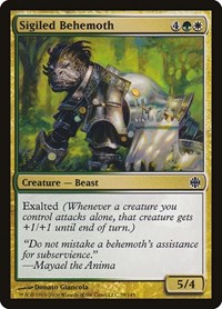Sigiled Behemoth, Alara Reborn
