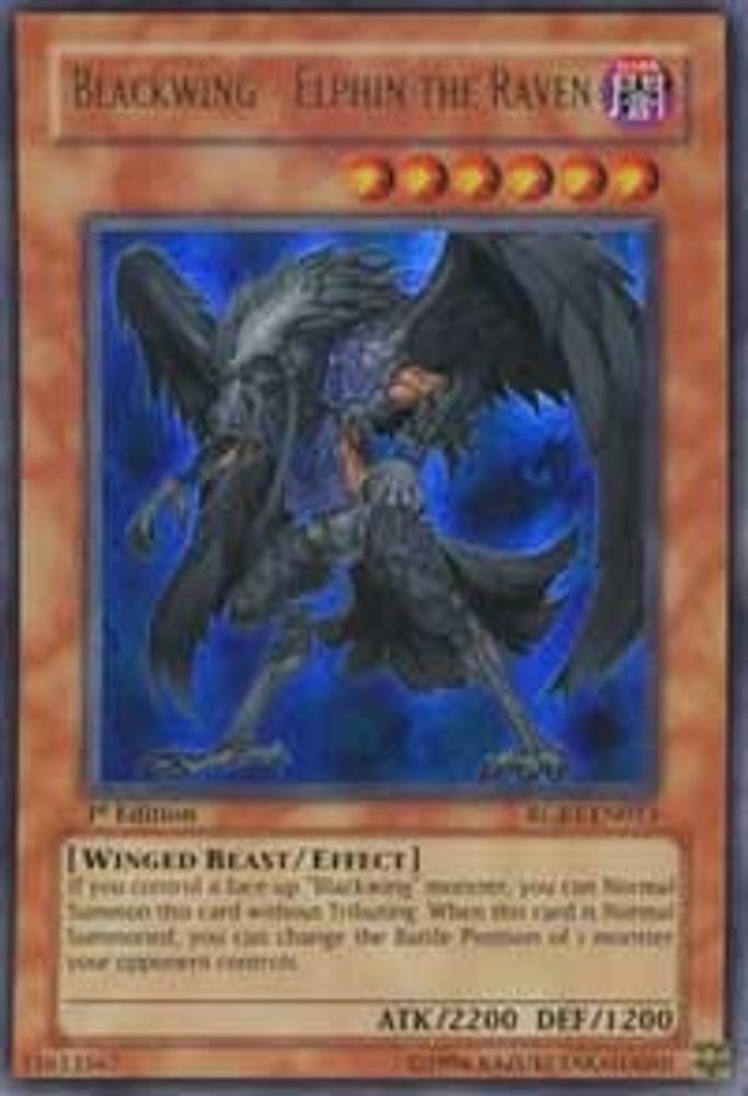 Blackwing - Elphin the Raven, 1st-edition, front