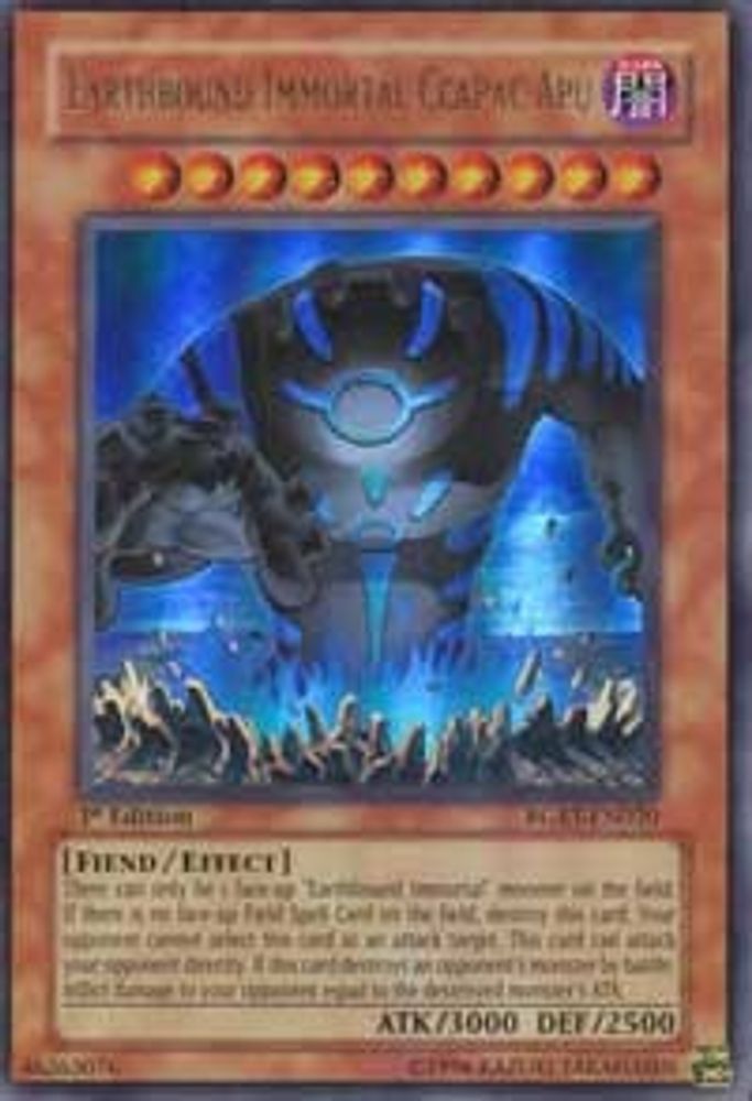 Earthbound Immortal Ccapac Apu, 1st-edition, front