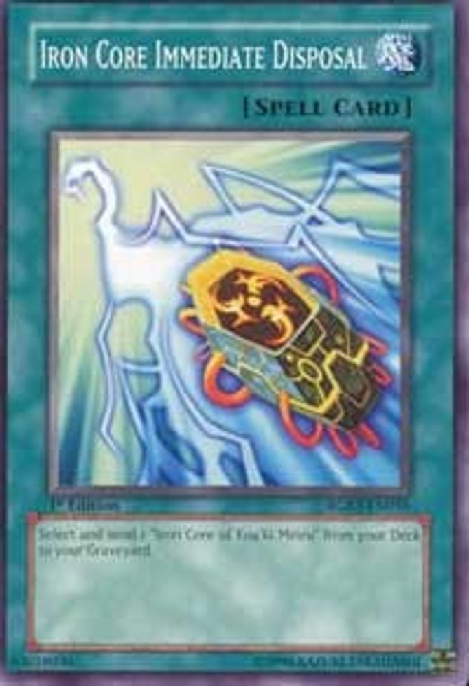 Iron Core Immediate Disposal, 1st-edition, front