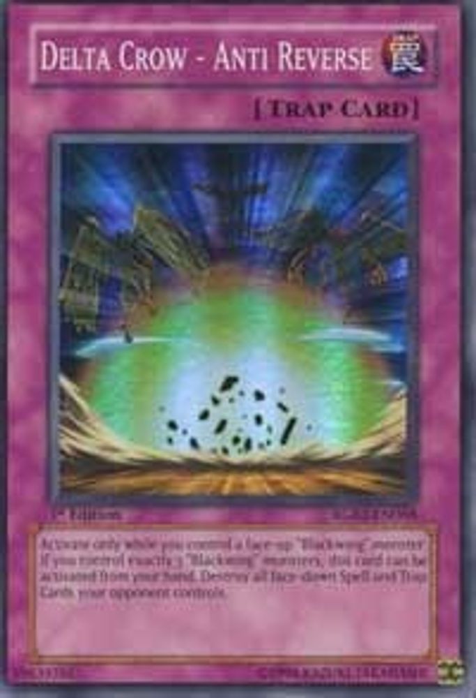Delta Crow - Anti Reverse, 1st-edition, front