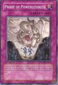 Proof of Powerlessness