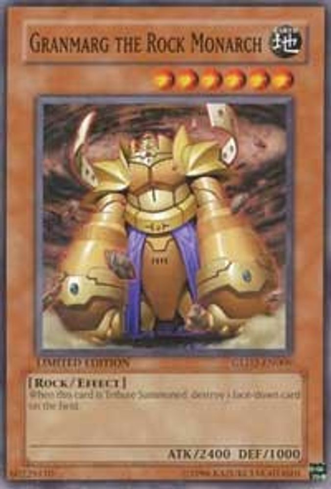 Granmarg the Rock Monarch, Limited, front