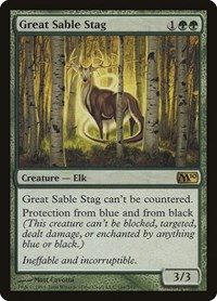 Great Sable Stag, Magic 2010 (M10)