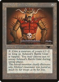 Ashnod's Battle Gear, Antiquities