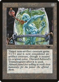 Ashnod's Transmogrant, Antiquities