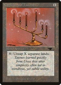 Candelabra of Tawnos, Antiquities