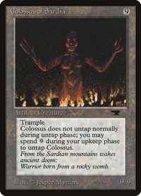 Colossus of Sardia, Antiquities