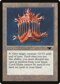 Coral Helm, Antiquities